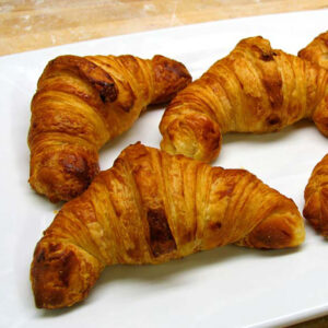 Picture of croissants on a plate