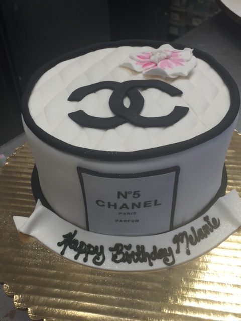 Chanel custom birthday cake