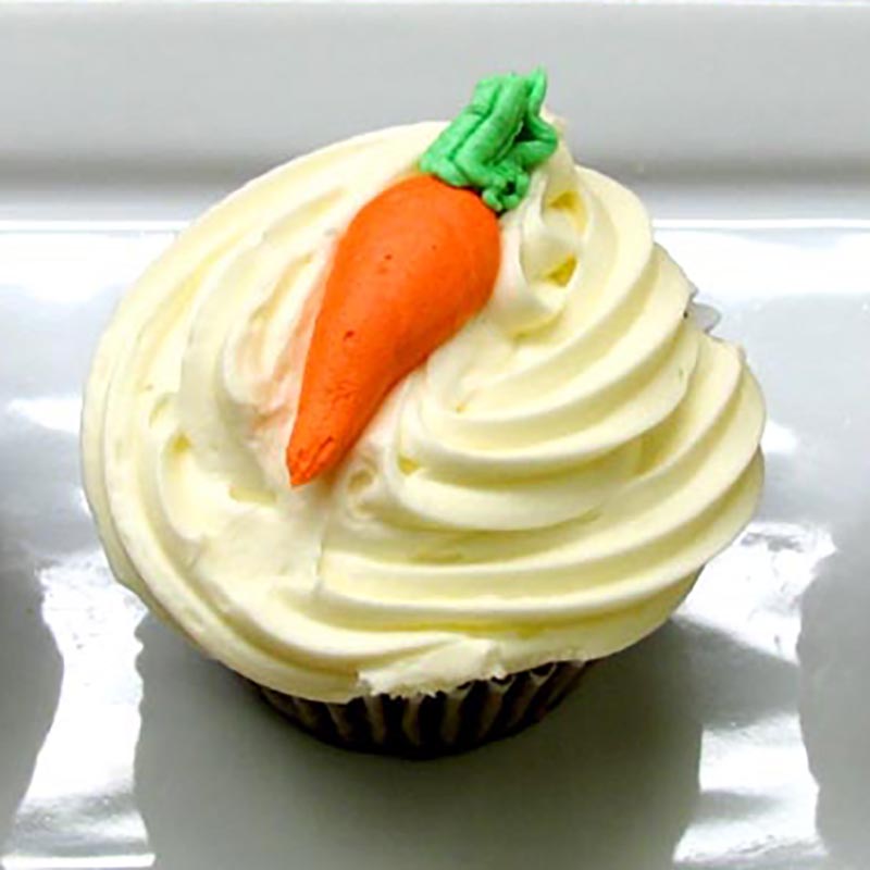 Picture of carrot cake cupcake