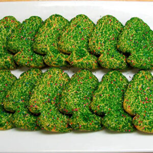 Picture of christmas tree cookies