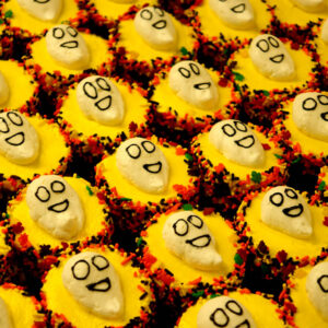 Picture of ghost cupcakes