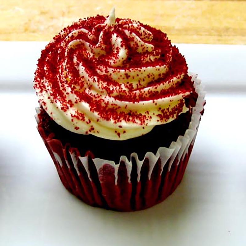 Picture of red velvet cupcake