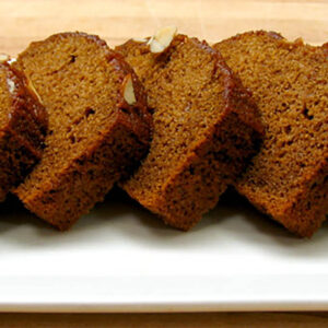 Picture of sliced honey cake